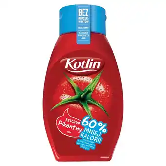 Auchan Kotlin Ketchup pikantny 60% mniej kalorii 450 g oferta