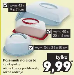 Kaufland Pojemnik na ciasto oferta