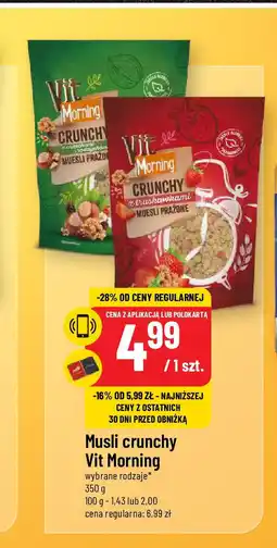 Polomarket Musli crunchy Vit Morning 350 g oferta