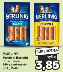 Kaufland MORLINY Parówki Berlinki 250g oferta
