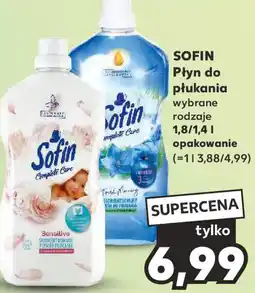 Kaufland SOFIN Płyn do płukania 1,8/1,4l oferta