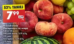 Biedronka Brzoskwinie Paraguayo na wagę 1 kg oferta