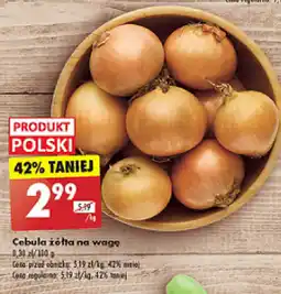 Biedronka Cebula żółta na wagę 1 kg oferta