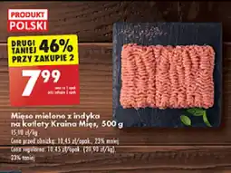 Biedronka Mięso mielone z indyka na kotlety Kraina Mięs, 500 g oferta