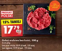 Biedronka Goleń wołowa bez kości, 500 g oferta