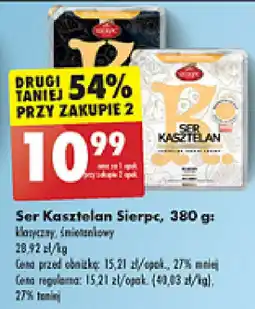 Biedronka Ser Kasztelan Sierpc, 380 g oferta