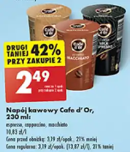 Biedronka Napój kawowy Cafe d'Or, 230 ml oferta