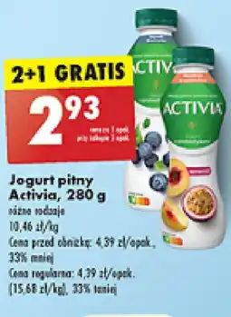 Biedronka Jogurt pitny Activia, 280 g oferta