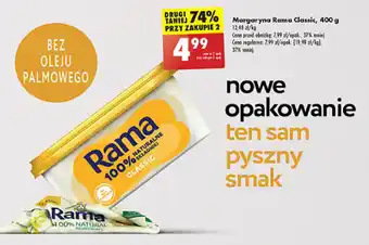 Biedronka Margaryna Rama Classic, 400 g oferta