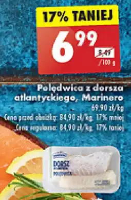 Biedronka Polędwica z dorsza atlantyckiego, Marinero 100 g oferta