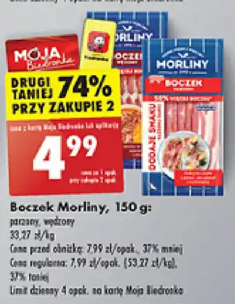 Biedronka Boczek Morliny, 150 g oferta