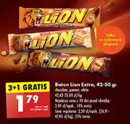 Biedronka Baton Lion Extra, 42-50 g oferta