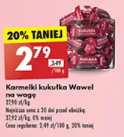 Biedronka Karmelki kukułka Wawel 100 g oferta