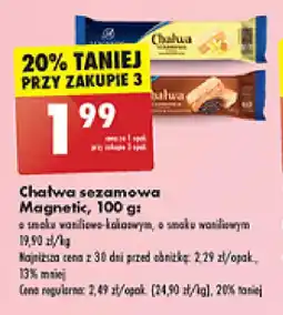 Biedronka Chałwa sezamowa Magnetic, 100 g oferta