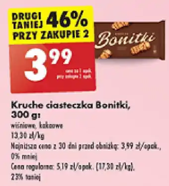 Biedronka Kruche ciasteczka Bonitki, 300 g oferta