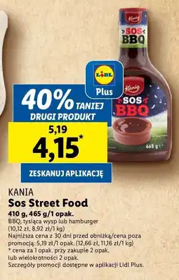 Lidl Sos hamburger Kania oferta