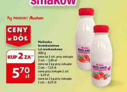 Auchan Maślanka brzoskwiniowa Auchan różnorodne (logo czerwone) oferta