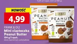 Lidl Mini ciasteczka peanut butter salted caramel Frank&oli oferta