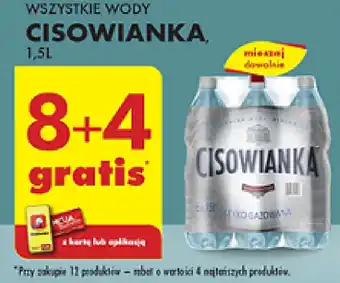 Biedronka WSZYSTKIE WODY CISOWIANKA 1,5l oferta