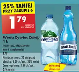 Biedronka Woda Żywiec Zdrój 1l oferta
