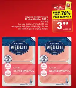 Biedronka Szynka konserwowa Kraina Wędlin 200 g oferta