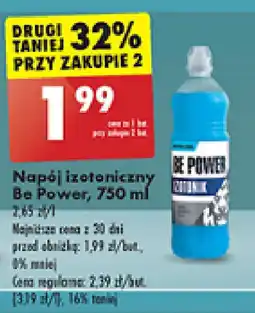 Biedronka Napój izotoniczny Be Power 750ml oferta
