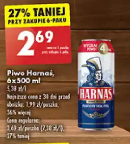 Biedronka Piwo Harnaś 500 ml oferta