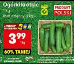 Delikatesy Centrum Ogórki krótkie 1 kg oferta