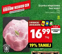 Delikatesy Centrum Szynka wieprzowa bez kości 1 kg oferta