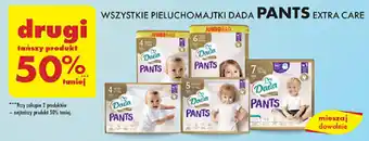 Biedronka WSZYSTKIE PIELUCHOMAJTKI DADA PANTS EXTRA CARE oferta