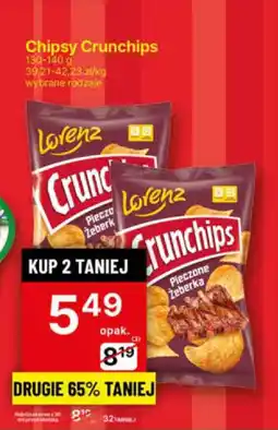 Delikatesy Centrum Chipsy Crunchips 130-140 g oferta