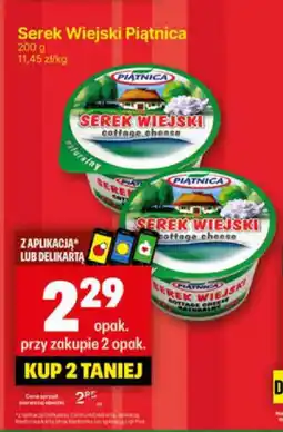 Delikatesy Centrum Serek Wiejski Piątnica 200 g oferta