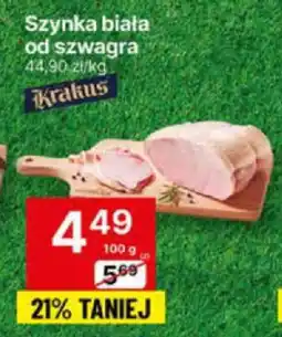 Delikatesy Centrum Szynka biała od szwagra 100 g oferta