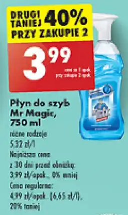 Biedronka Płyn do szyb Mr Magic 750 ml oferta