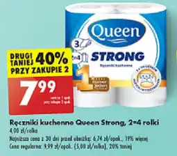 Biedronka Ręczniki kuchenne Queen Strong 2-4 rolki oferta