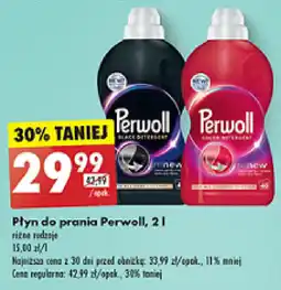 Biedronka Płyn do prania Perwoll 2l oferta