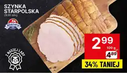 Delikatesy Centrum SZYNKA STARPOLSKA 100 g oferta