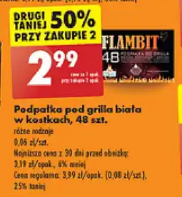 Biedronka Podpałka pod grilla biała w kostkach 48 szt. oferta