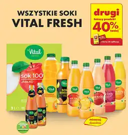 Biedronka WSZYSTKIE SOKI VITAL FRESH oferta