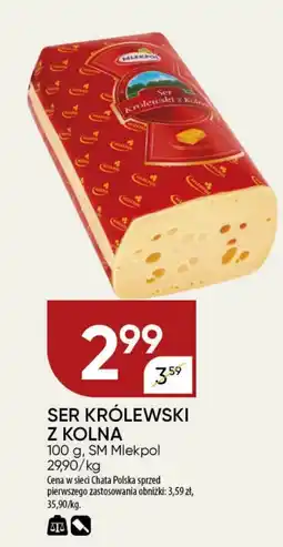 Chata Polska SER KRÓLEWSKI Z KOLNA 100 g, SM Mlekpol oferta