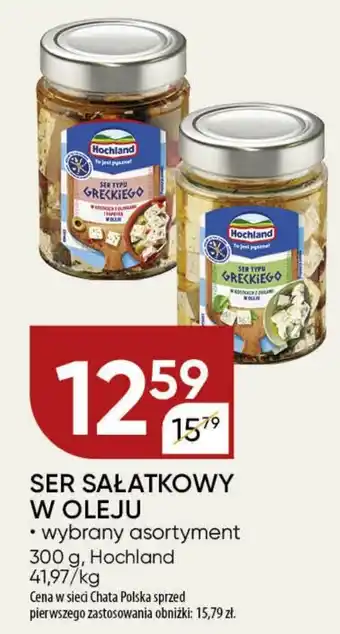 Chata Polska SER SAŁATKOWY W OLEJU 300 g, Hochland oferta
