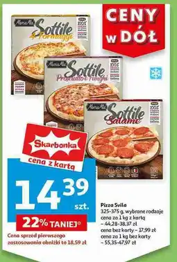 Auchan Pizza salame Svila sottile oferta