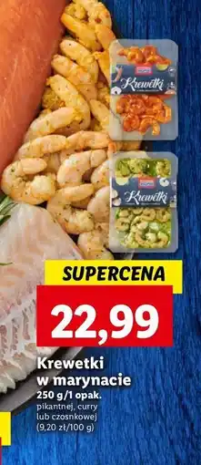 Lidl Krewetki gotowane w marynacie pikantnej Abramczyk oferta