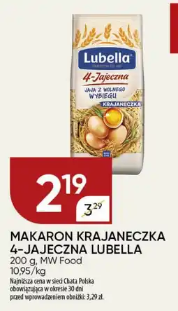 Chata Polska MAKARON KRAJANECZKA 4-JAJECZNA LUBELLA 200 g oferta