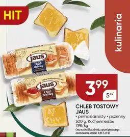 Chata Polska CHLEB TOSTOWY JAUS 500 g oferta