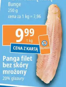E.Leclerc Panga filet bez skóry mrożony 1 kg oferta