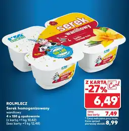 Kaufland Serek homogenizowany Rolmlecz oferta