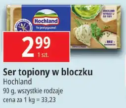 E.Leclerc Ser topiony w bloczku Hochland 90 g oferta
