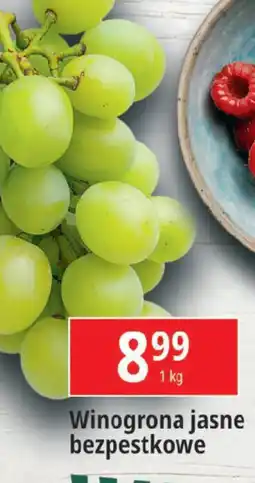 E.Leclerc Winogrona jasne bezpestkowe 1 kg oferta