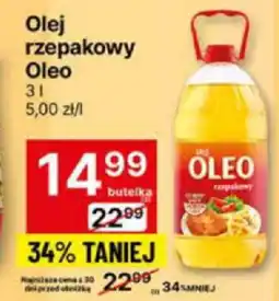 Delikatesy Centrum Olej rzepakowy Oleo 3 l oferta